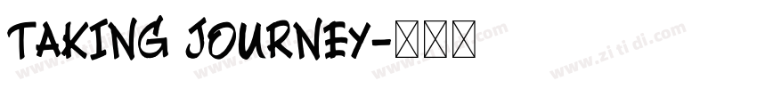 Taking Journey字体转换